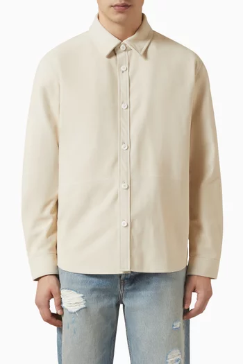 Shirt in Suede