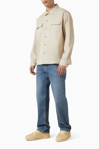 Double Pocket Overshirt in Cotton