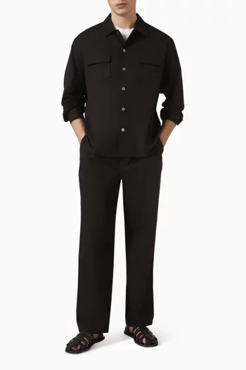 Double Pocket Overshirt in Cotton