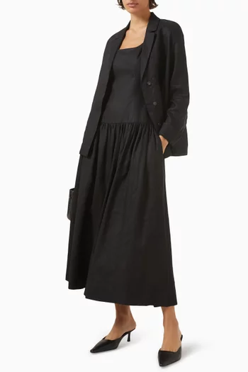 Drop-waist Dress in Linen