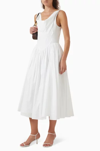 Cowl-neck Dress