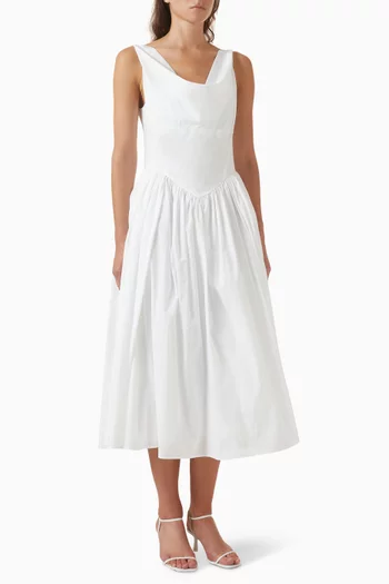 Cowl-neck Dress