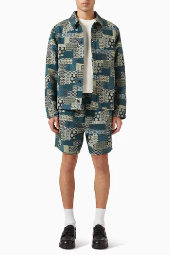 Ian Jacquard Coach Jacket