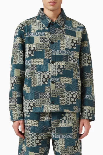 Ian Jacquard Coach Jacket