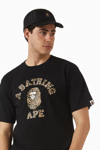 One Point Panel Cap in Cotton