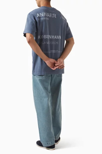 Printed T-shirt in Cotton