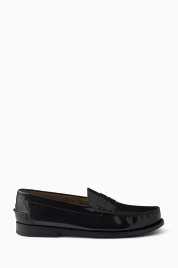 Penny Loafers in Brushed Leather