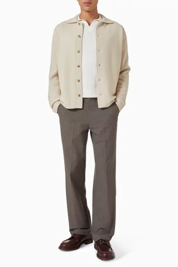 Buttoned Cardigan in Cashmere
