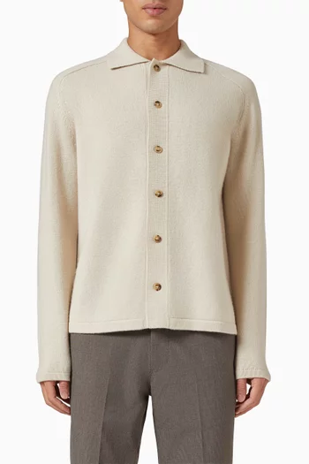 Buttoned Cardigan in Cashmere