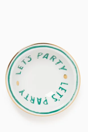 وعاء بنقشة Let's Party بورسلين