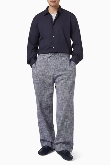 Nilson Chino Pants in Slub Cotton Twill
