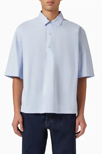 Joris Polo Shirt in Cotton Poplin
