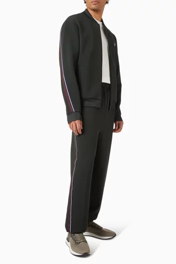 Stripe Tape Track Pants in Pique