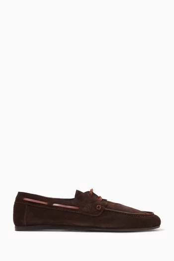 Pliario Boat Shoes in Suede