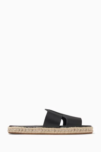 Miltiadis Espadrille Sandals in Leather