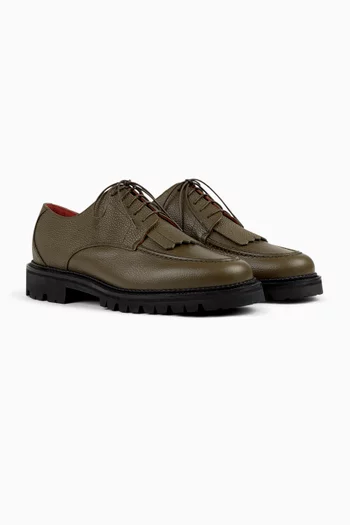 Leather Lug Sole Derby