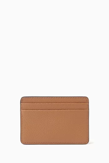 Card Holder in Pebbled Leather