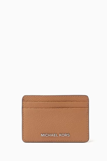 Card Holder in Pebbled Leather