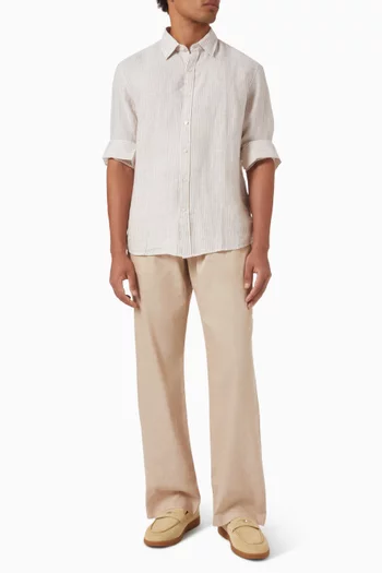 Striped Shirt in Linen