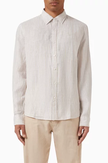 Striped Shirt in Linen