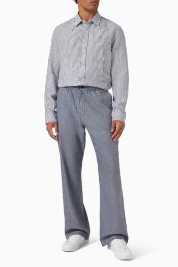 Striped Shirt in Linen