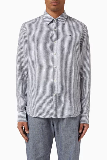 Striped Shirt in Linen