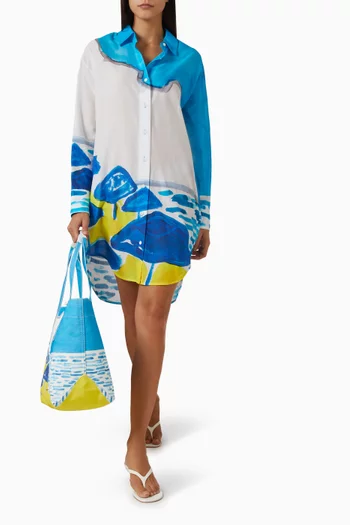 x Christina Zimpel Lawn Shirtdress in Cotton