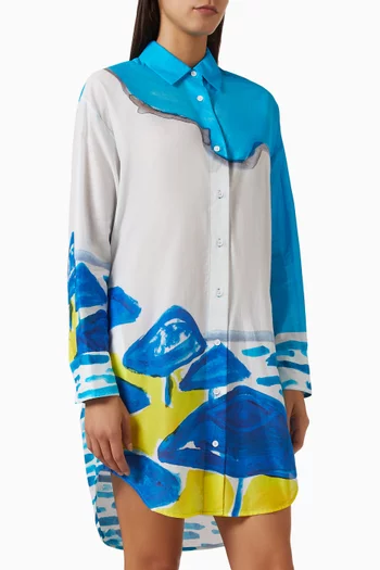 x Christina Zimpel Lawn Shirtdress in Cotton
