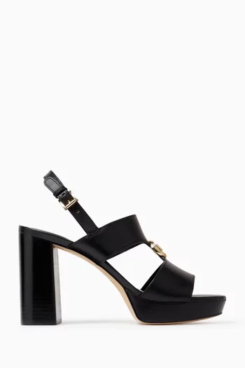 Erin Platform Sandals in Canvas