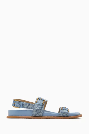 Nia Sandals in Denim