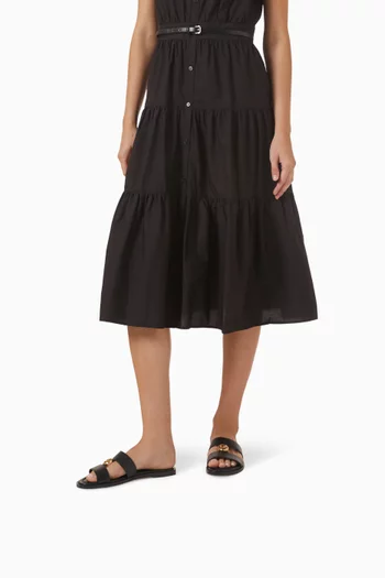 Erin Flat Sandals in Leather