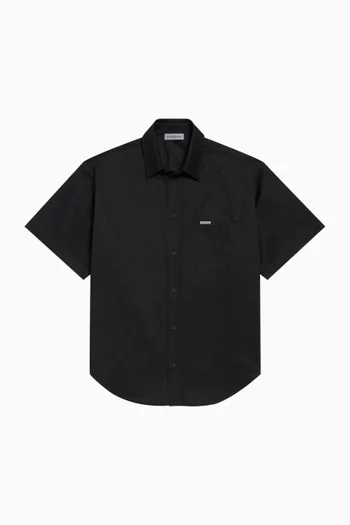 Workwear Short Sleeve Shirt in Cotton Twill