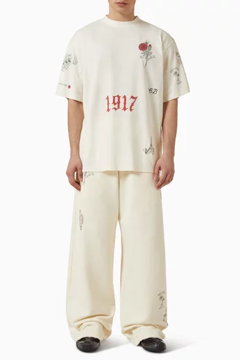 Tattoo Medium-fit T-shirt in Cotton Jersey