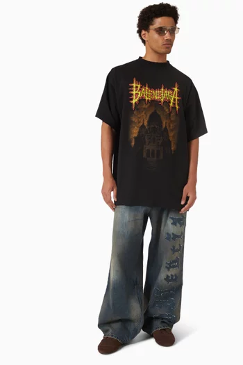 Sacré Coeur Oversized T-shirt in Dry Jersey