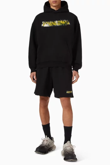 Messy Spray Shorts in Dry Fleece