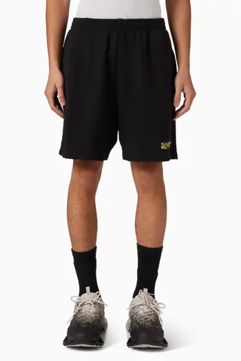 Messy Spray Shorts in Dry Fleece