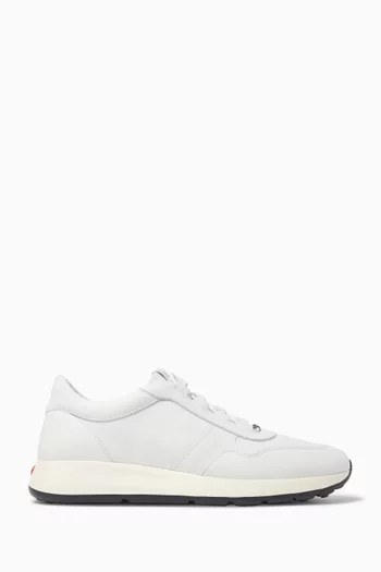 Red Dot Sneakers in Leather