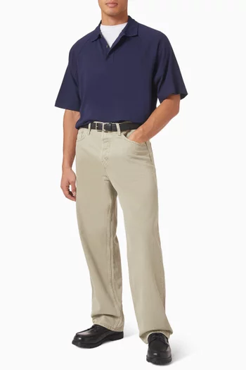 Rider Relaxed Fit Straight Leg Jeans in Denim