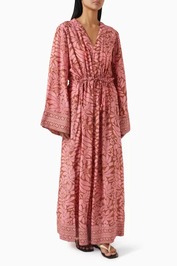 Sanya Tie-waist Robe in Rayon Blend