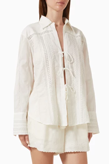 Lilla Shirt in Cotton-voile