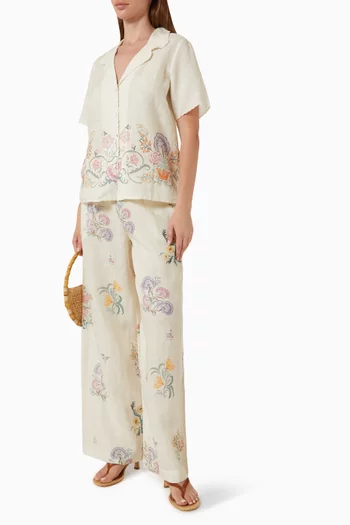 Florentine Pants in Linen