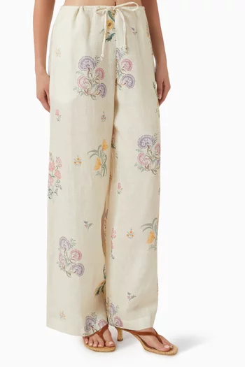 Florentine Pants in Linen