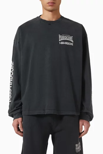 Logo-print Sweatshirt in Cotton