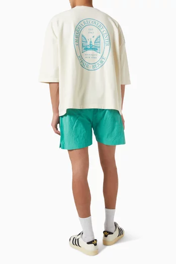 Logo-print Oversized T-shirt in Cotton