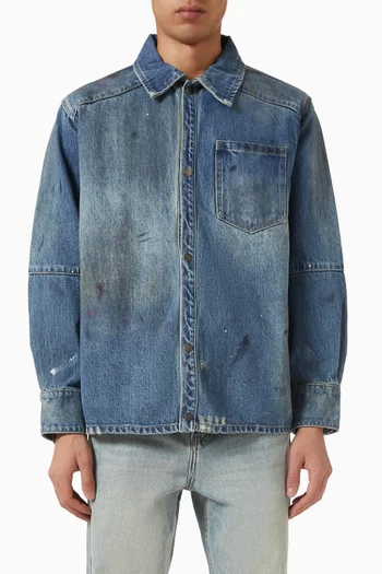Western Painter Shirt in Denim