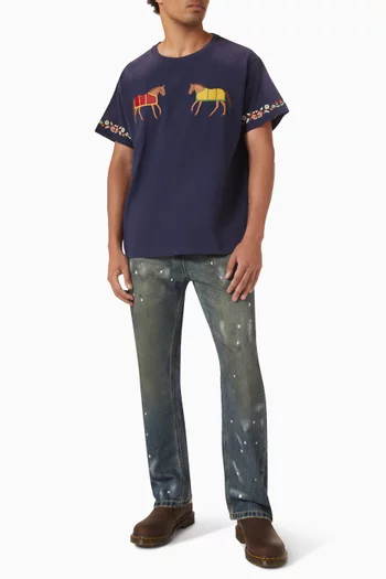 Horse Equine T-shirt in Cotton