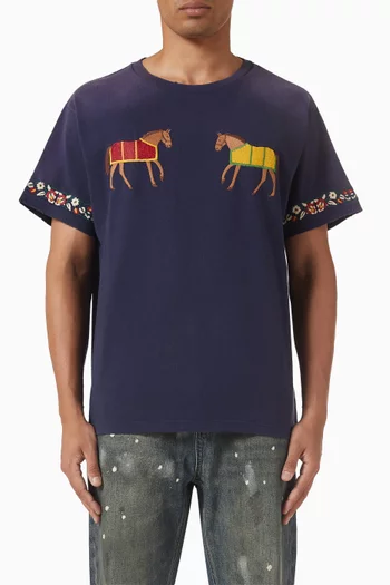 Horse Equine T-shirt in Cotton