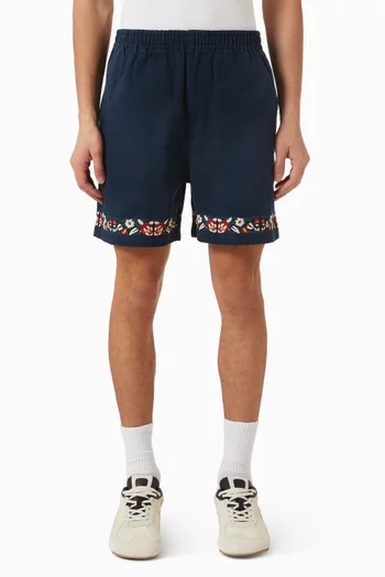 Horse Equine Shorts in Cotton Twill