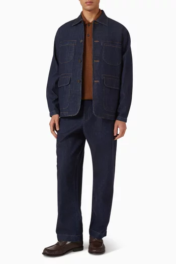 Labour Pocket Jacket in Denim