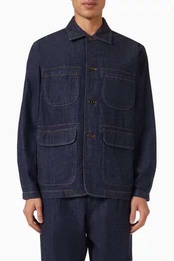Labour Pocket Jacket in Denim